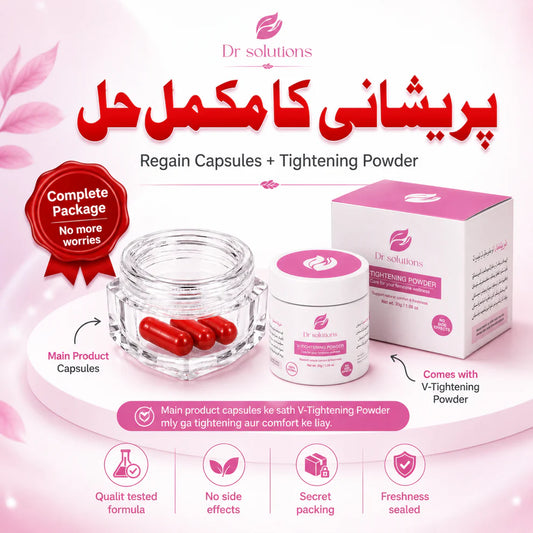 Dr Solutions ( Natural Bl**ding Again )+ V Tightening Powder ( 100% Safe & Privacy Ensured )